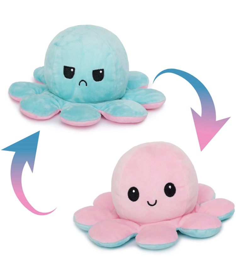 Mood Octopus Pink and Blue