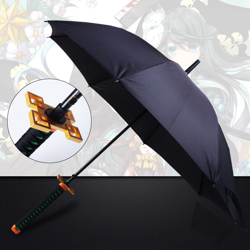 Demon Slayer Mist Hashira Katana Umbrella