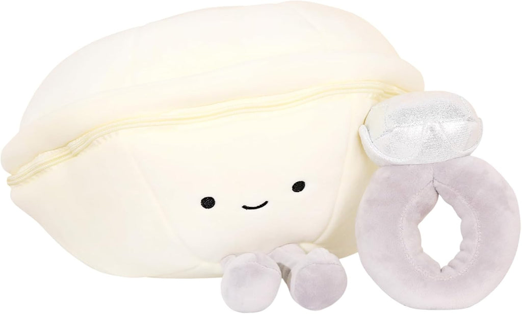 Diamond Seashell Ring Plush