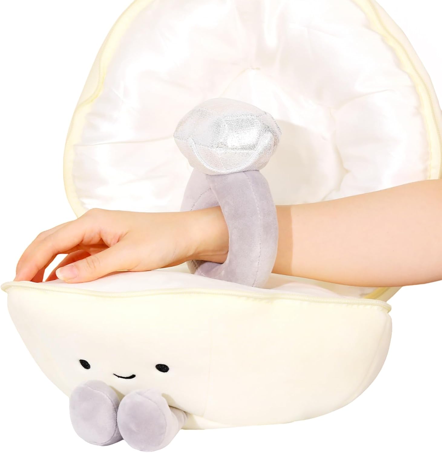 Diamond Seashell Ring Plush