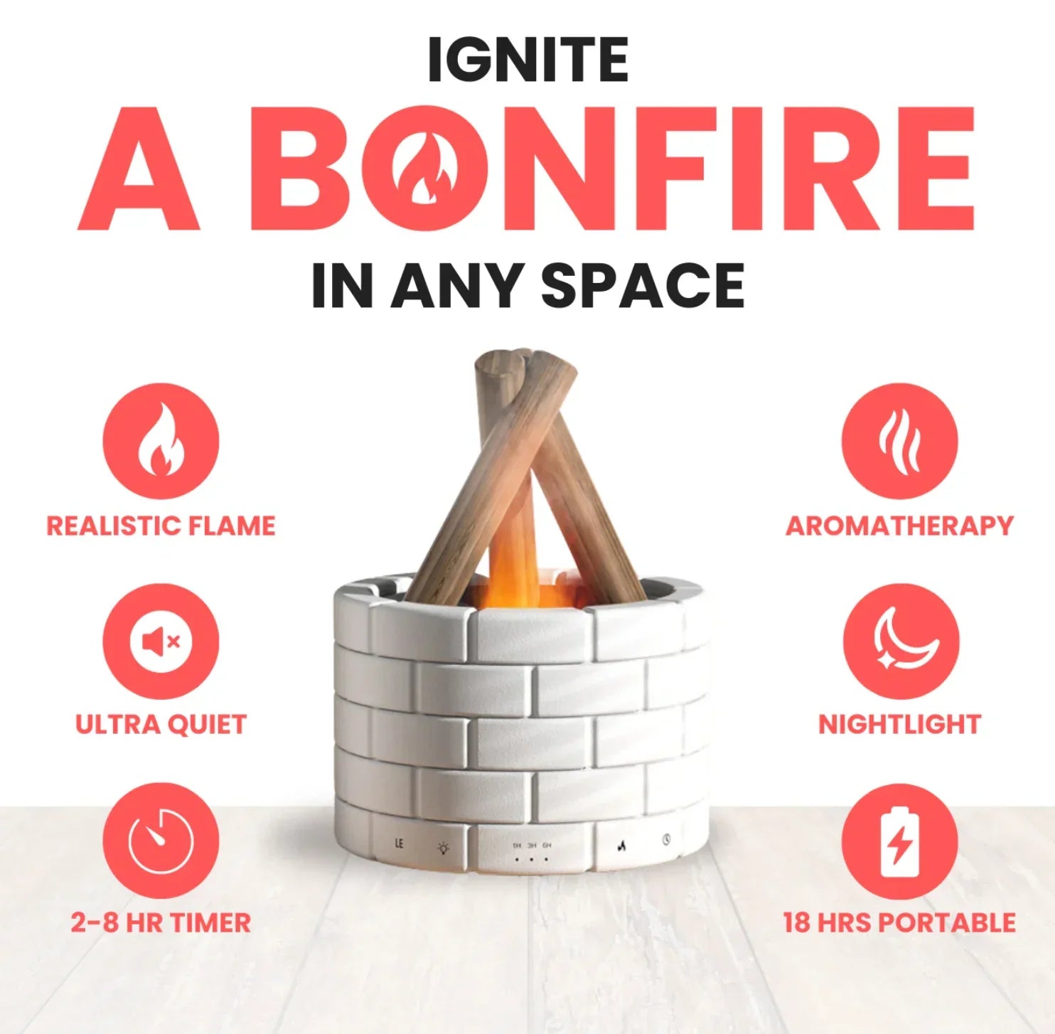 Bonfire Diffuser Mini Humidifier