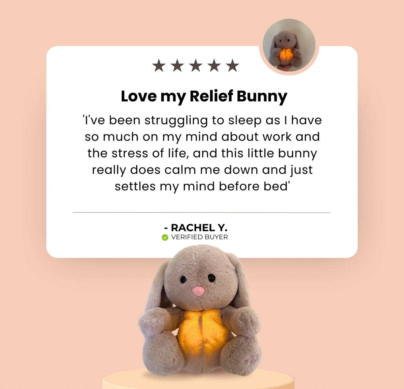 Huggable Bunny Breathing & Singing
