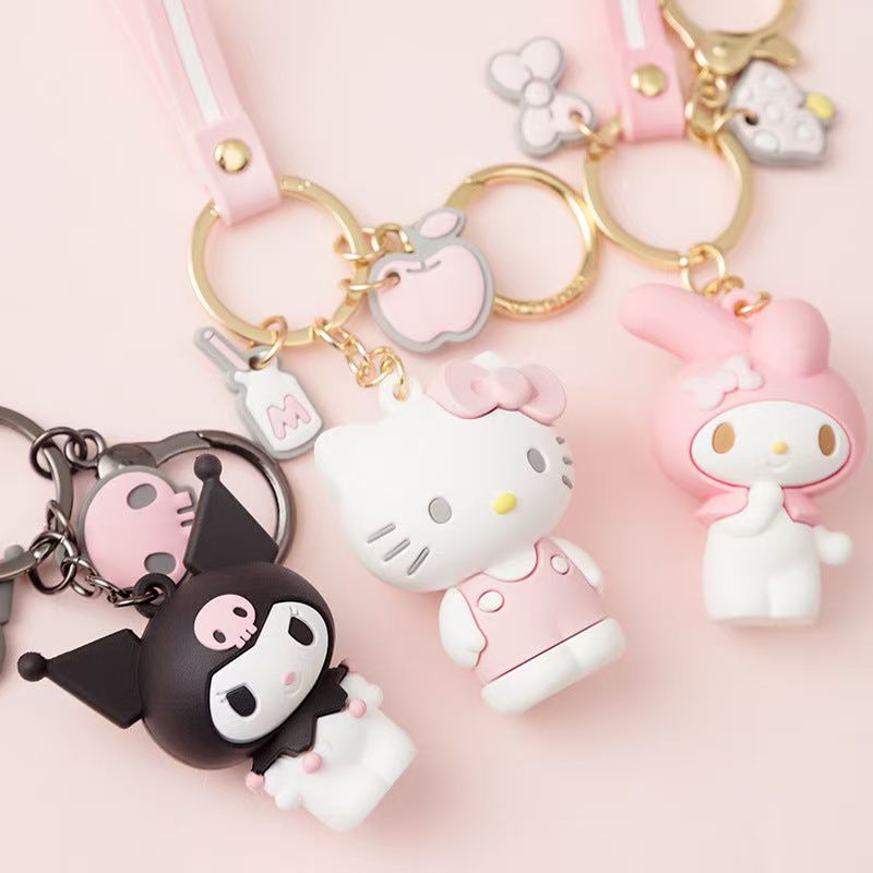 Hello Kitty keychain characters