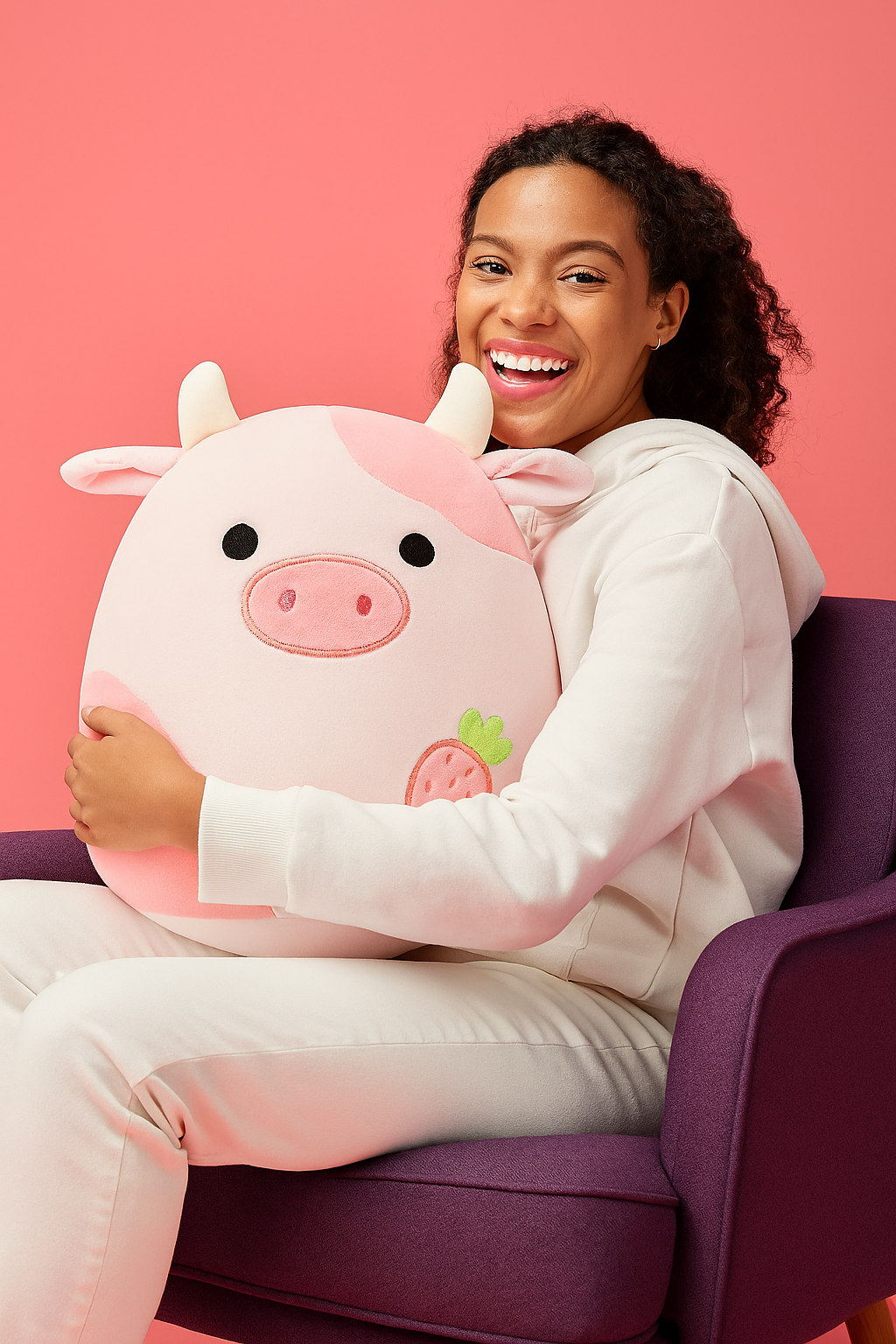 Reshma Pink Strawberry Cow