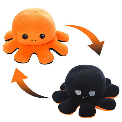Mood Reversible Octopus Black and Orange